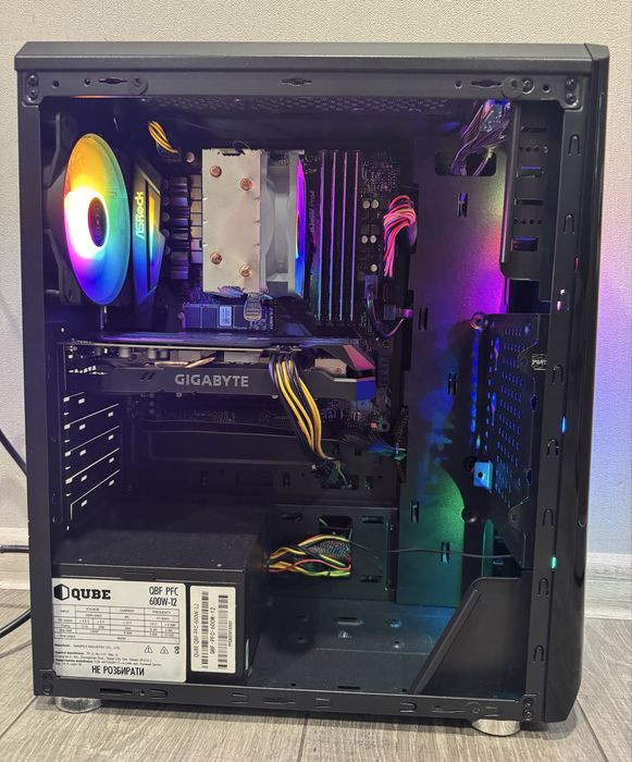Ігровий ПК GTX1660, 16Gb DDR4, NVMe256Gb, HDD500Gb, налаштований.