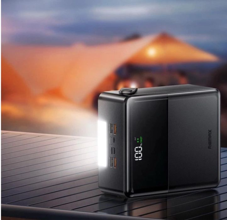 Для ноутбука!Павербанк Remax FP-1 100000 mAh 27W, PD/QC