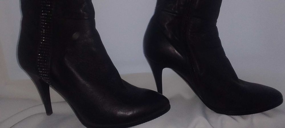 Продам сапоги шкіряні, нові, 39-40 розмір