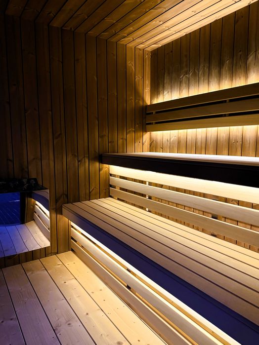 Sauna Ogrodowa Fińska Ocieplana Konstrukcja Termo-drewno Premium