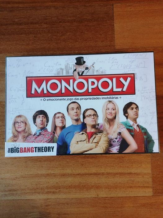 Jogo Monopólio a Teoria do Big Bang / monopoly big bang theory  - Novo