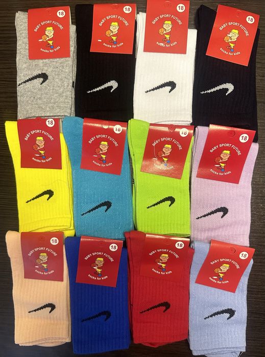 Носки високі Nike тонкі  Гетри футбольні Nike Adidas Дитячі Дорослі