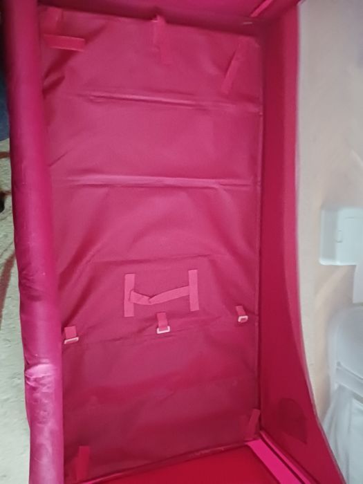 Łóżeczko turystyczne baby design rożowe