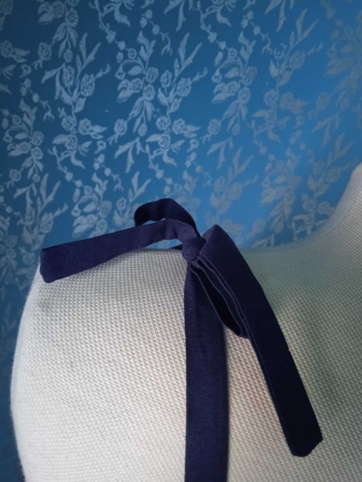 Vestido vintage alças com lacinhos