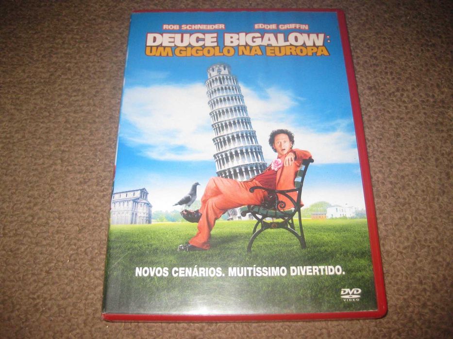 DVD "Deuce Bigalow: Um Gigolo na Europa" com Rob Schneider
