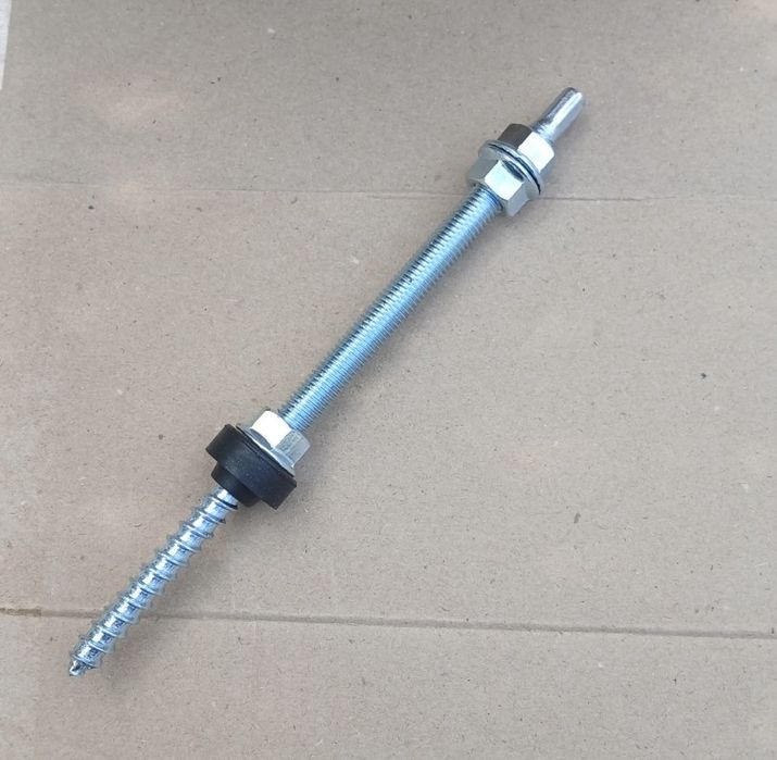 Гвинт-шуруп комбінований М10/200мм оцинкований