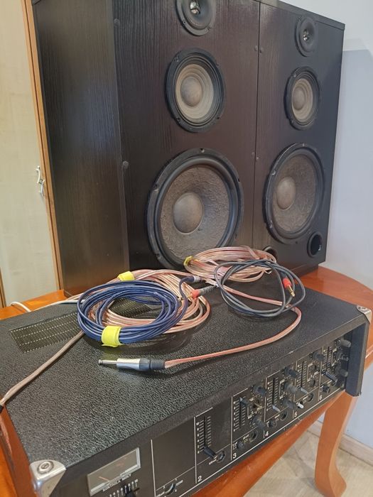 Kolumny, głośniki 250W +wzmacniacz