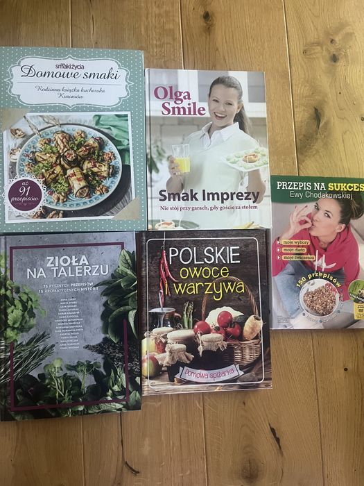 Książki kucharskie 5 szt