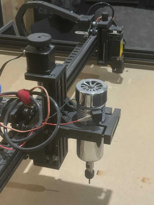 CNC 2 em 1 para trabalhos artesanais – Laser + Fresa