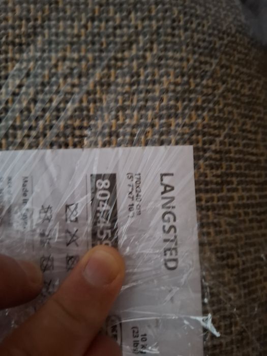 Tapete Cinzento IKEA Langsted