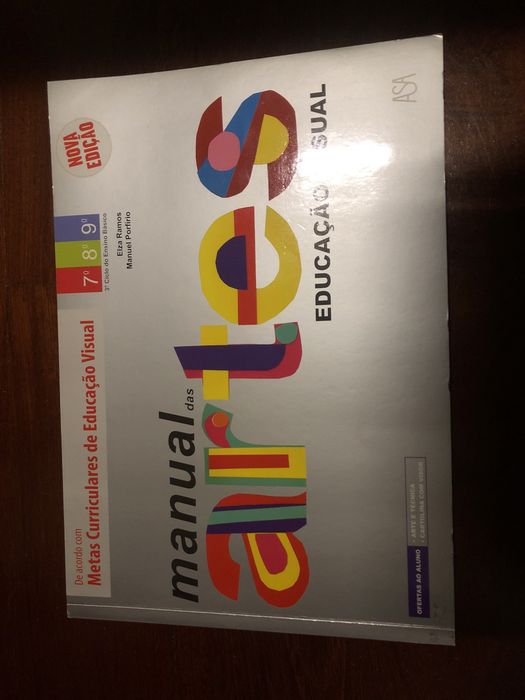 Manual escolar das artes de educação visual 7º, 8º, 9º ano