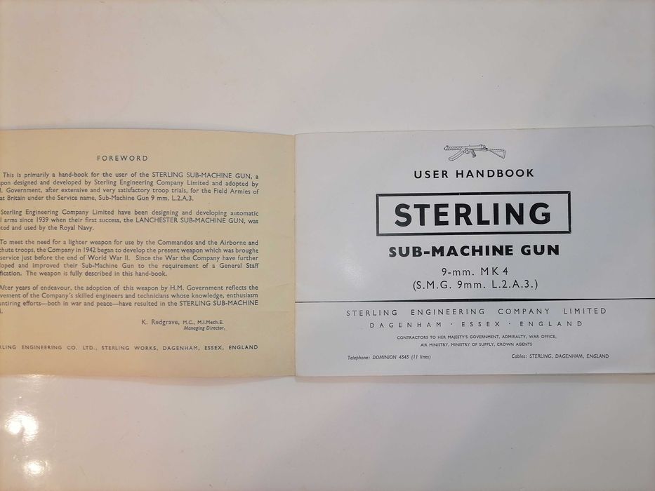Sterling MK4 manual vintage