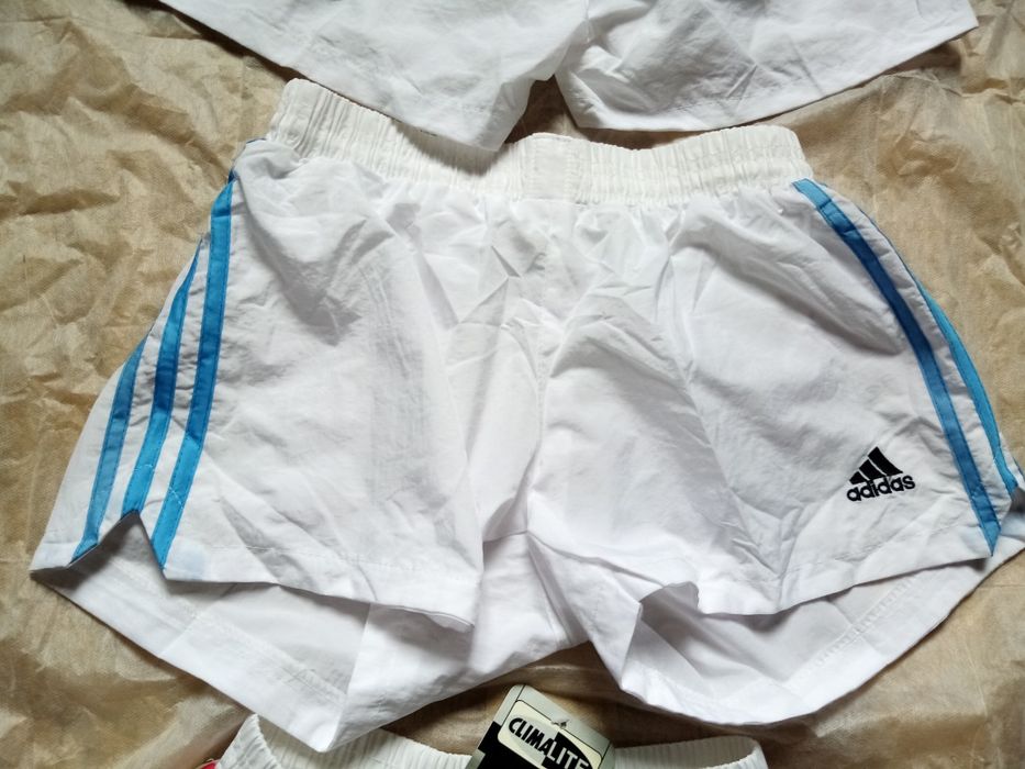 Шорты Женские Adidas красные/синие полоски