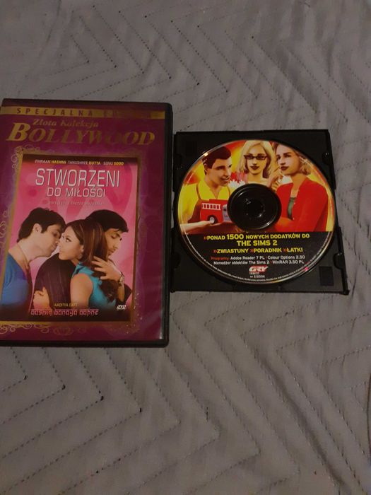 Dwie Płyty DVD Jedna THE SIMS 2  druga  BOLLYWOOD.