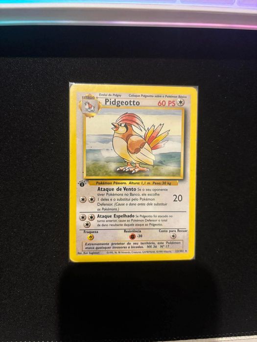Cartas Pokémon antigas