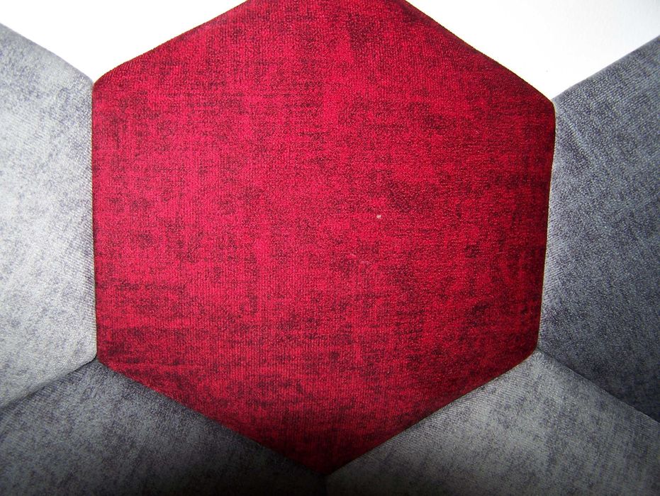 Panele tapicerowane, sześciokątne , plaster miodu, heksagon, 25 cm