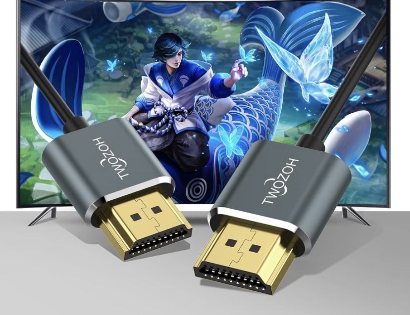 Twozoh Elastyczny i smukły kabel HDMI 4K