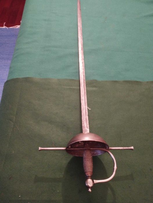 Espada Rapiére  ibérica de Copo, século XVII (primeira metade).