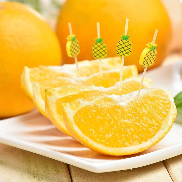 Ozdobne wykałaczki bambusowe 100 szt ananas