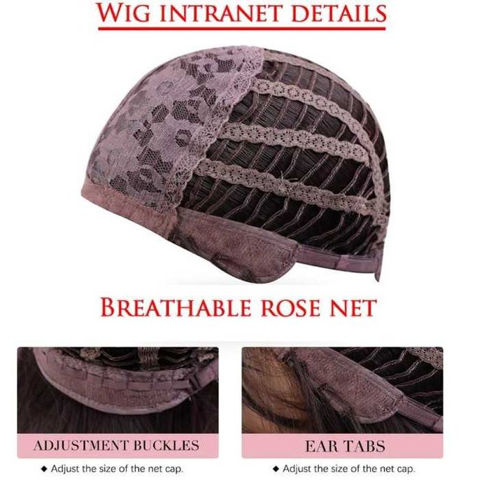 Damska peruka, kręcone włosy długość 66cm kolor odcień różu