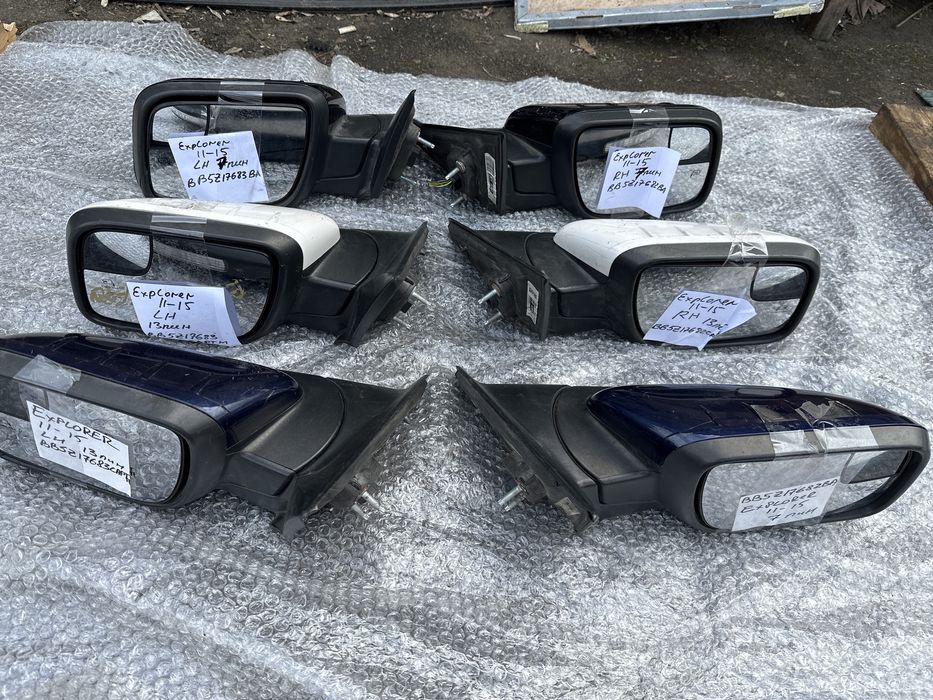 Зеркало левое правое Ford Explorer 2011-15гг. 7 пин 13 пин . Гарантия