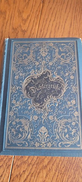 Antyk 1896 Dichtergrüße Elise Polko - Neuere deutsche Lyrik - piękna złocona oprawa