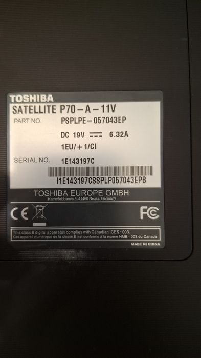 Portátil Toshiba Satellite P70-A-11V + Mala de Transporte + Rato Ergonómico
Vendo computador portátil To