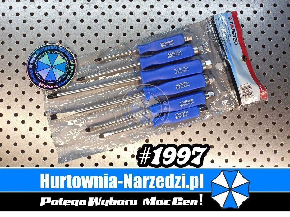 Zestaw wkrętaków do pobijania 6-el wkrętaki do pobijania podbijania