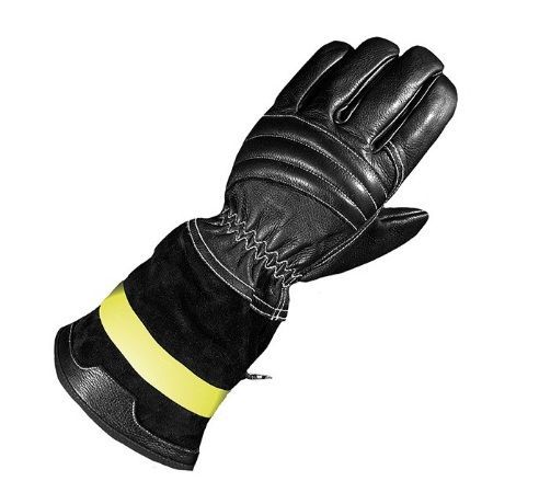 Luvas SEIZ, kevlar, resistência ao corte, couro, de trabalho, Bombeiro