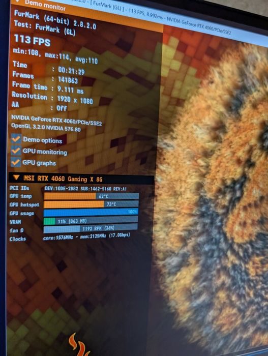 RTX 4060 MSI gaming X