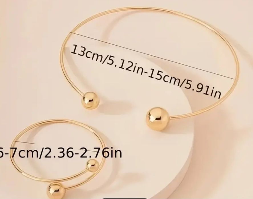 Модний набір біжутерії браслет та чокер