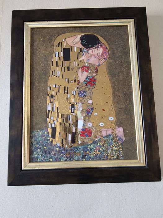 Картина Gustav Klimt, Der Kuss( Густав Клімт " Поцілунок ")