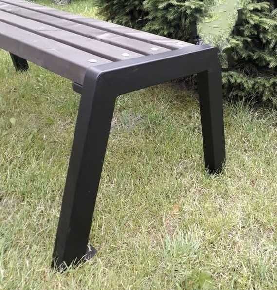 Ławka bez oparcia AMO 150 cm park miasto ogród producent atest