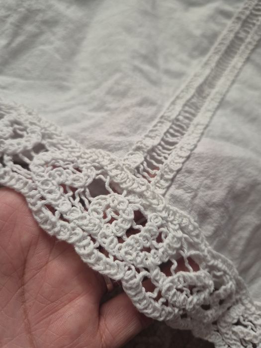Białe bawełniane Boboho spodenki,Zara,r.XL/2XL