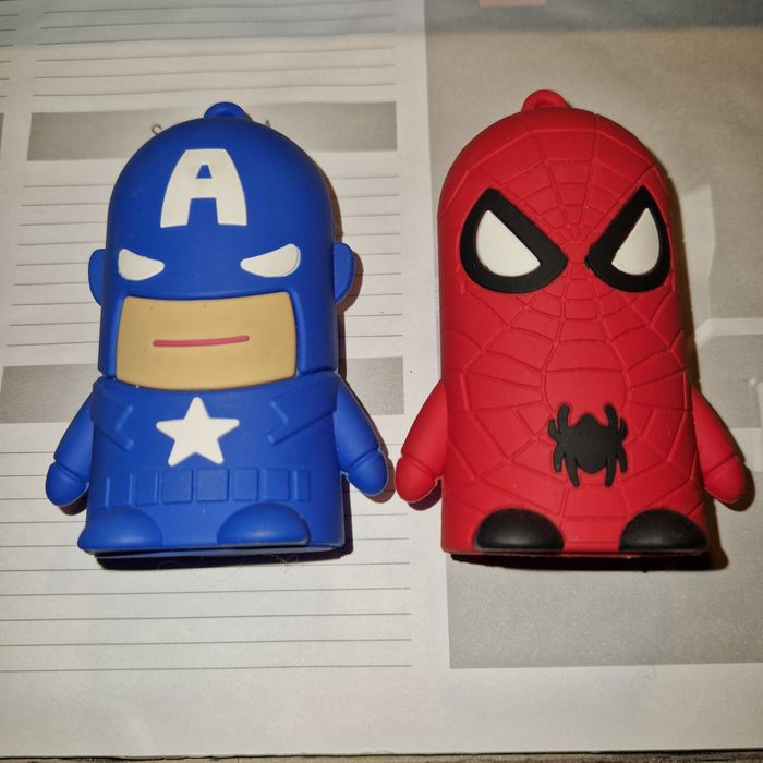 PowerBank USB mikro USB Kapitan Ameryka Spiderman