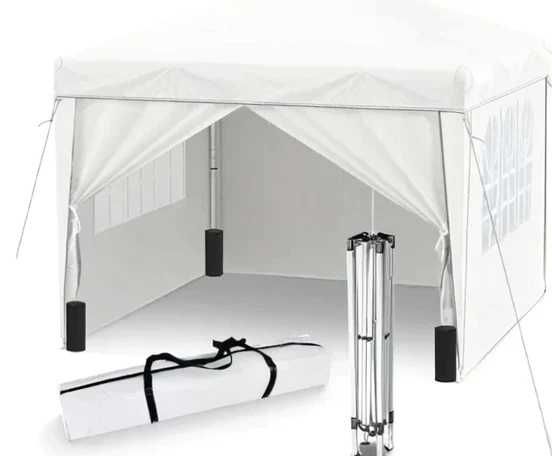 tendas dobráveis pop up com PROMOÇÃO laterais e pesos 3x3metros.