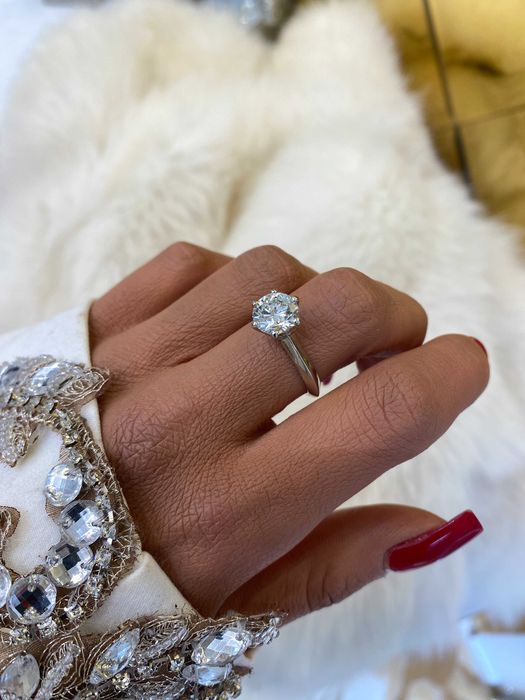 Pierścionek z diamentem naturalnym 2.01 Ct SI2/G IGI