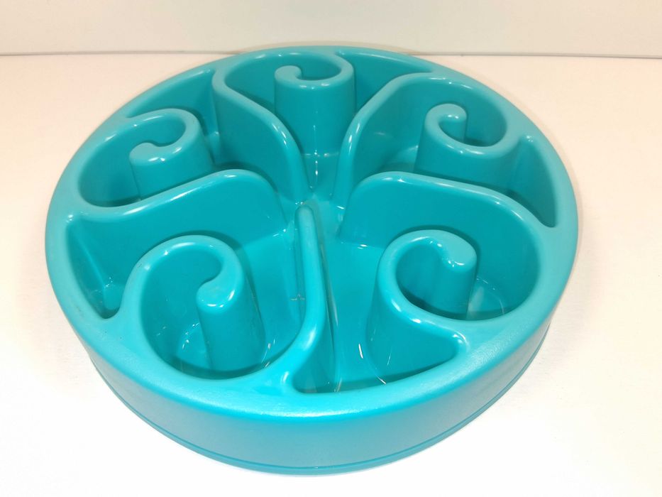 F032 Miska Spowalniająca Jedzenie Dla Psa Kota Activ'Pet TurkusowaNowa