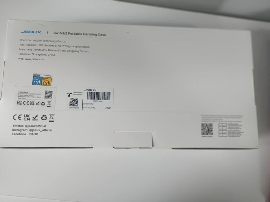 Etui pokrowiec torba JSSUX do Nintendo switch 2 do konsoli  Nowe