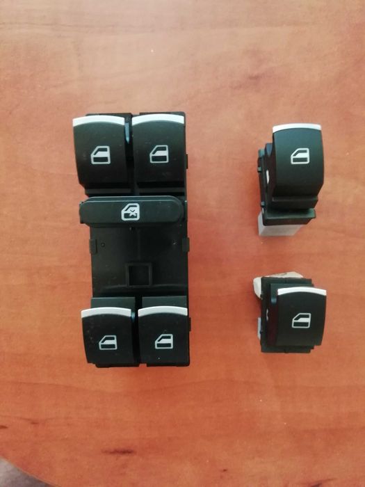 Кнопка стеклоподъемника AUDI VW Golf 2,4,5,7 Caddy 3,T5, Pass B6, Seat