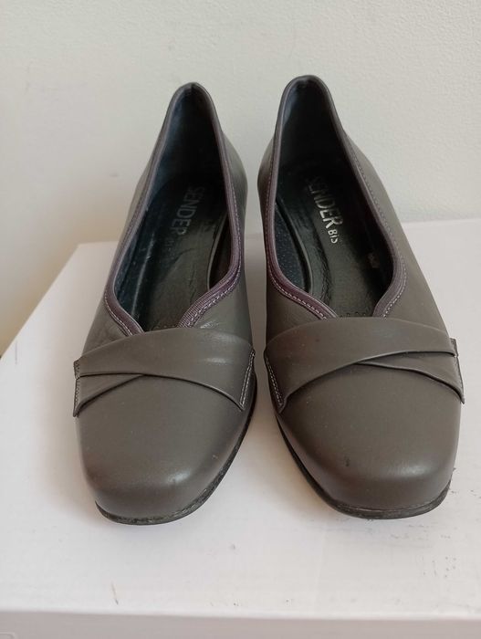 Buty damskie czółenka skórzane Sender bis rozmiar 36