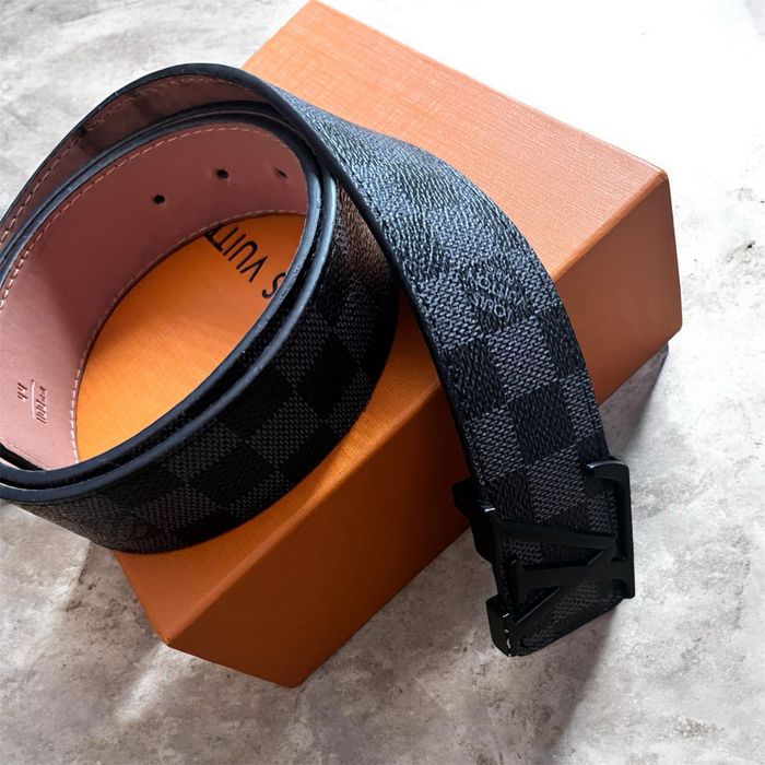 Pasek męski Louis Vuitton czarny