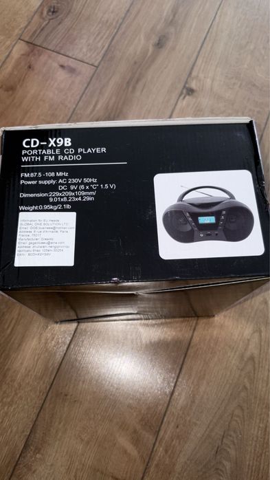 ELTRA LILA-2 CD-X9B Radioodtwaracz CD/MP3/USB Bluetooth czarny