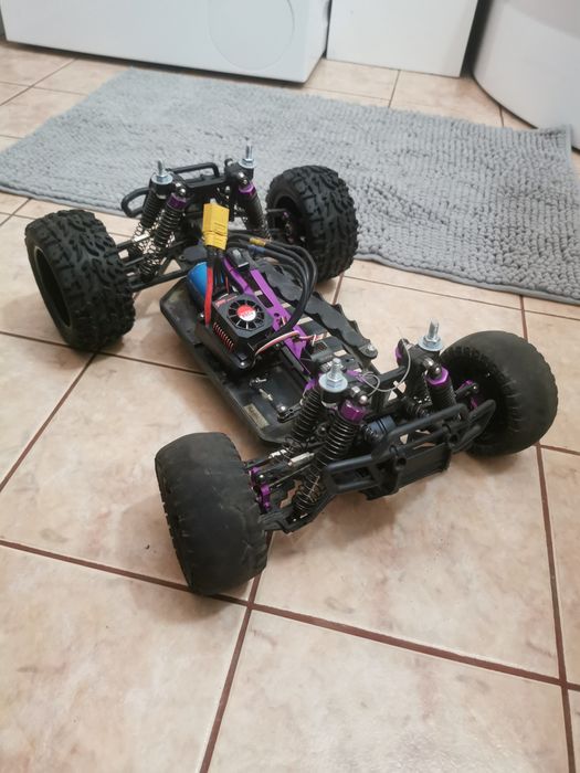 Tylko dzisiaj pakiet. Podwozie maverick Mt 1:10 +esc 120A silnik i koł