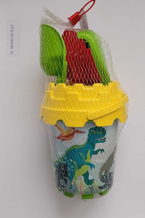 Zestaw do piasku, wody wiaderko z akcesoriami do piaskownicy Dinozaury