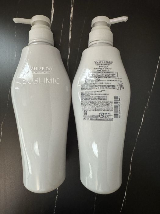 Шампунь та бальзам проти випадіння волосся SHISEIDO  Sublimic Adenovital 500 мл