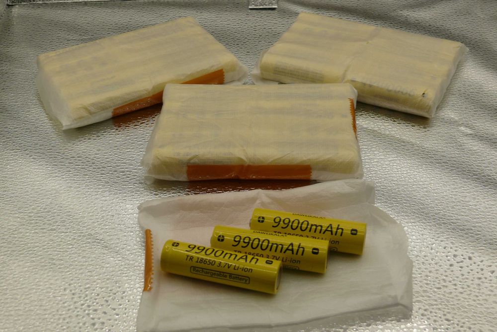 Baterias recarregáveis de íon-lítio 18650