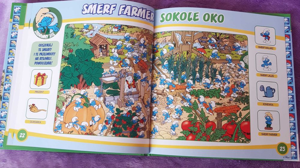 Książeczka Smerf Farmer.