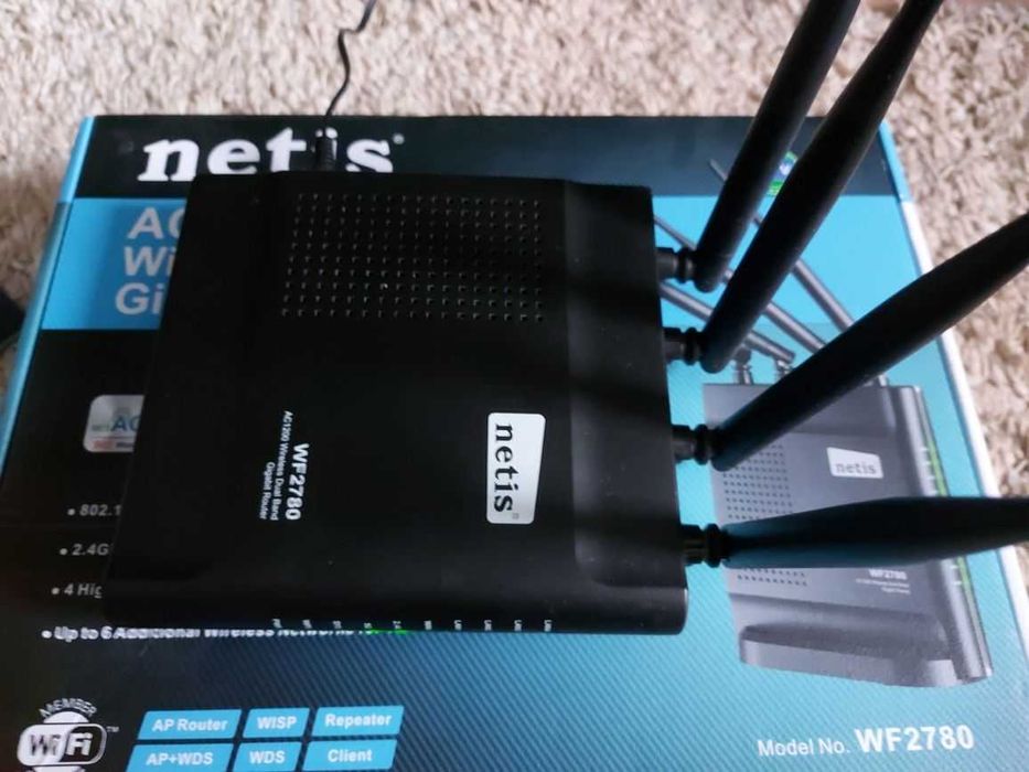 Роутер маршрутизатор NETIS AC 1200 WF 2780 1000 мбит Б/у