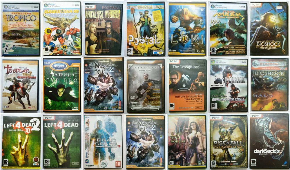 Редкие коллекционные диски для ПК
